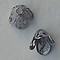 Kraalkapje Filligrain.  6x7mm. Zilverkleurig. Hoogwaardige kwaliteit