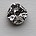 Tussenring met Bloemen. 10mm. Oudzilverkleurig. (ook in grootverpakking).