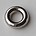 Ring Glad. 13mm. Oudzilverkleurig. Metal look. (ook in grootverpakking).