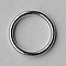 Dichte ring. Zilverkleurig. Hoogwaardige kwaliteit 15mm. Per stuk voor.