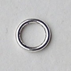 Dichte ring. Zilverkleurig. 8mm. 10 stuks voor.
