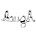 Spiritueel woord Laugh 8x23mm zilverkleurig
