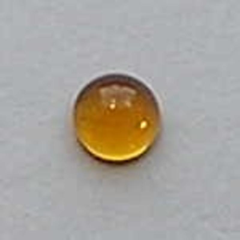 Bruine Plaksteen. 6mm. Rond. Glas.