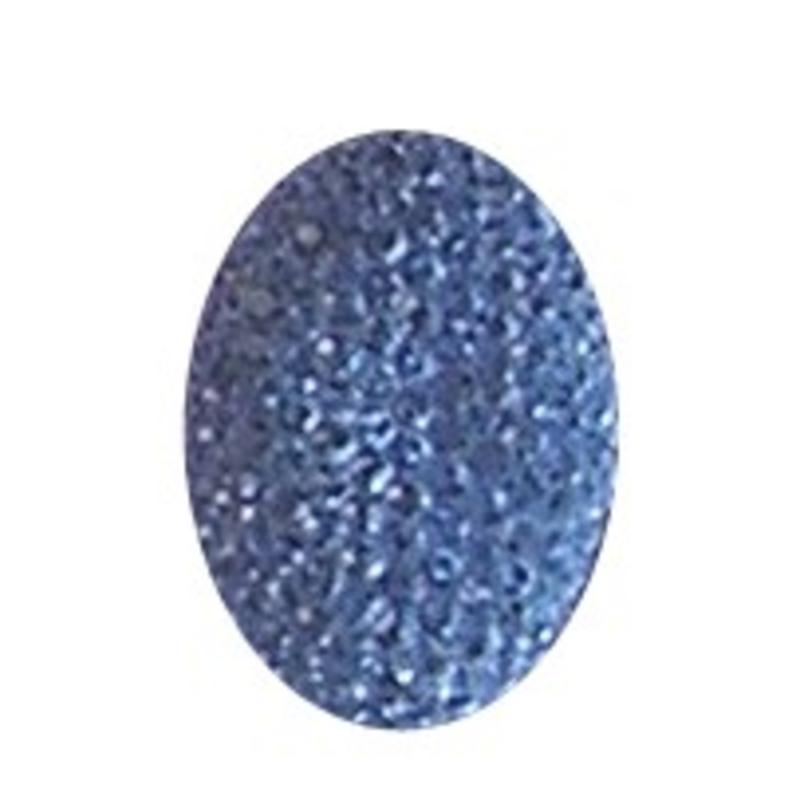 Plaksteen lichtblauw acryl. 18x25mm. Glitter.