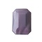 Glazen Steen 13x18mm. Shiny Lilac Opal. voor kastje 27504.01 en 27504.02