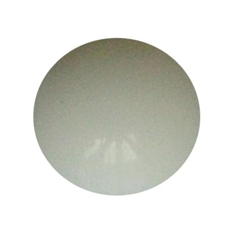 Cabochon. Wit Opaque. Glas. Rond. 10mm.