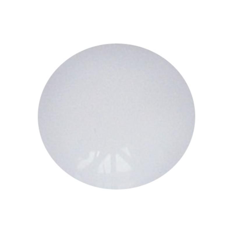 Cabochon. White Opal. Glas. Rond. 10mm.