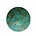 Cabochon. Gemeleerd Turquoise. Glas. Rond. 10mm.
