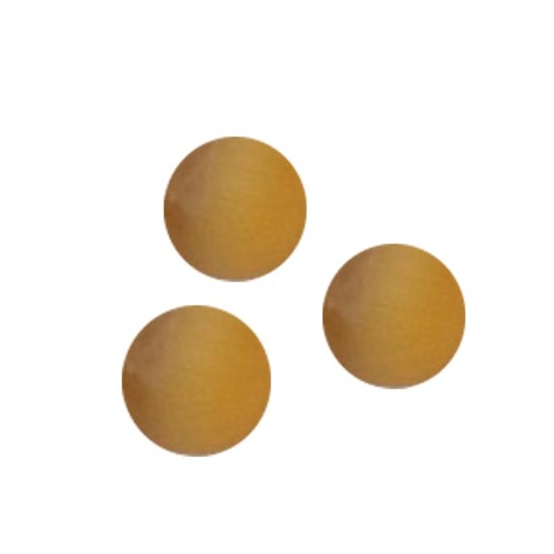 Glaskraal. 8mm. Cateye. Okergeel. A- Kwaliteit. 4 stuks voor
