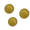 Glass bead. 6mm. Miracle Bead. Yellow.