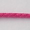 Wachsband. 3mm. Geflochtene bolo. Rosa
