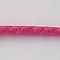 Wachsband. 3mm. Geflochtene bolo. Rosa