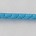 Waxkoord. 3mm. Bolo gevlochten. Aqua