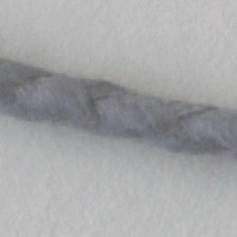 Waxcord. 3mm. Braided bolo. Gray