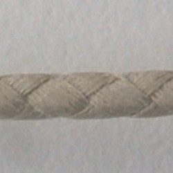 Waxcord. 3mm. Braided bolo. Natural