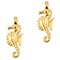 Anhänger Seahorse. Gold 8x21mm.