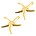Starfish-Anhänger glatt. Gold 18mm.