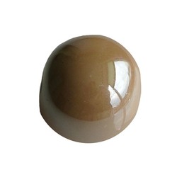 Ceramic Bead. 24mm. Light Beige. big hole