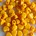 Glasperle Herz. 5mm. Yellow. 100 Stück.