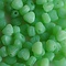Glass bead heart. 5mm. Light Green. 100 pieces for.