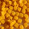 Glaskraaltje angular 5x5mm. Yellow. 100 pieces for.