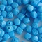 Glaskraaltje angular 5x5mm. Aqua. 100 pieces for.