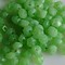 Glaskraaltje angular 5x2mm rondelle. Opal Green. 100 pieces for.
