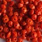Glaskraaltje angular 5x2mm rondelle. Orange. 100 pieces for.