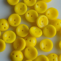 Piggy beads Geel 25 stuks voor