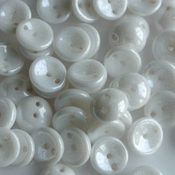 Piggy Perlen Weiß Glanz für 25 Stück