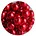 Glasparel red 8mm 100 pieces