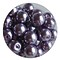 Glass Pearl 8mm purple 100 pieces