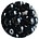 Glasparel anthracite 8mm 100 pieces