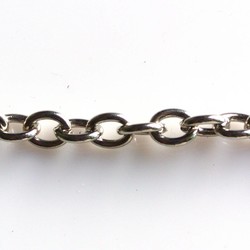 Silber-Kette. 5,7x7mm. 1 Meter