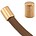 End cap. 6x4mm. For cord 3mm. Rose-colored