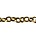 Gold-colored chain. 4x3,5mm. 1 meter