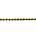Ball Chain Ketting 2mm. Goudkleurig per 0.50 meter