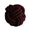Bead Chinese knot bordeaux satin strap 18mm