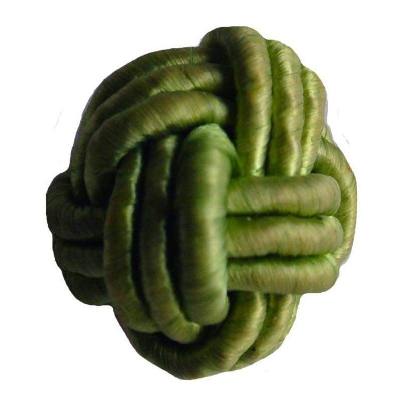 Kraal Chinese knoop van groen Satijnkoord 18mm