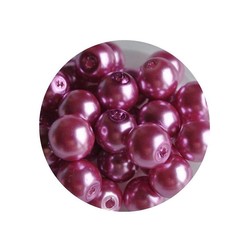 Glass bead dark 6mm 100 pcs