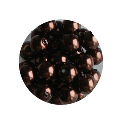 Glass bead dark 6mm 100 pcs
