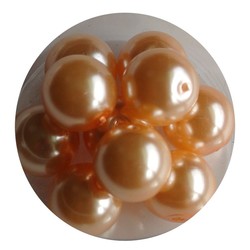 Glass Pearl 12mm Abricot