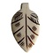 Leaf-shaped pendant made of bone 33x57mm.