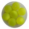 Polaris Bead Kiwi Green Mat 12mm. Around.