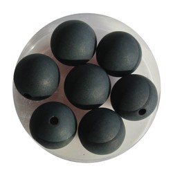 Polaris Bead 12mm Black Mat. Around.