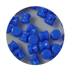 Pelletbead Sky Blue 4x6mm. Tschechische Pro 10 Stücke für