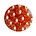 Glasperlen Orange 6mm 100 PC