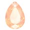 Facetgelepen tropfenförmigen Anhänger 18x25mm Lt Peach Opal