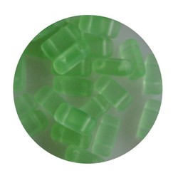 2 hole Prismabead 4x8mm Mat light