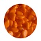 Pip Bead. 5x7mm. Opaque amber for 20 pieces
